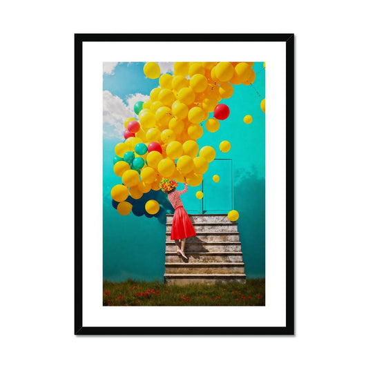 Up Framed & Mounted Print - Pixel Gallery