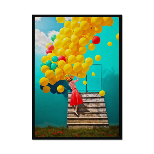 Up Framed Print - Pixel Gallery