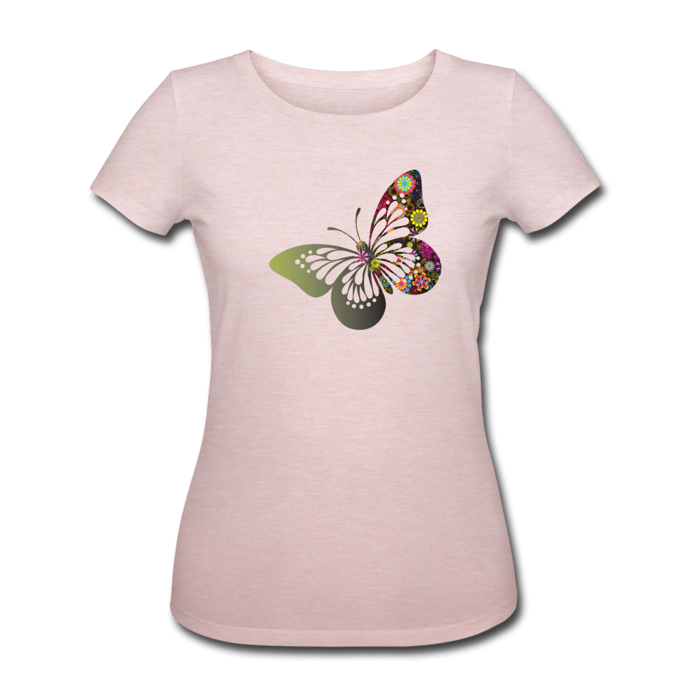 WOMEN'S BUTTERFLY ORGANIC COTTON T - SHIRT - Pixel Gallery