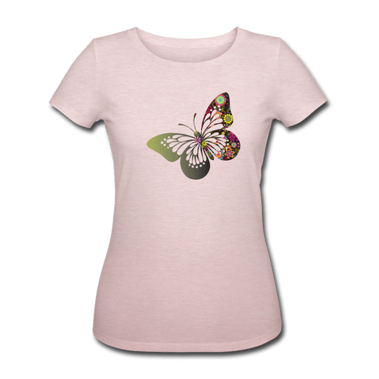 WOMEN'S BUTTERFLY ORGANIC COTTON T-SHIRT - Pixel Gallery