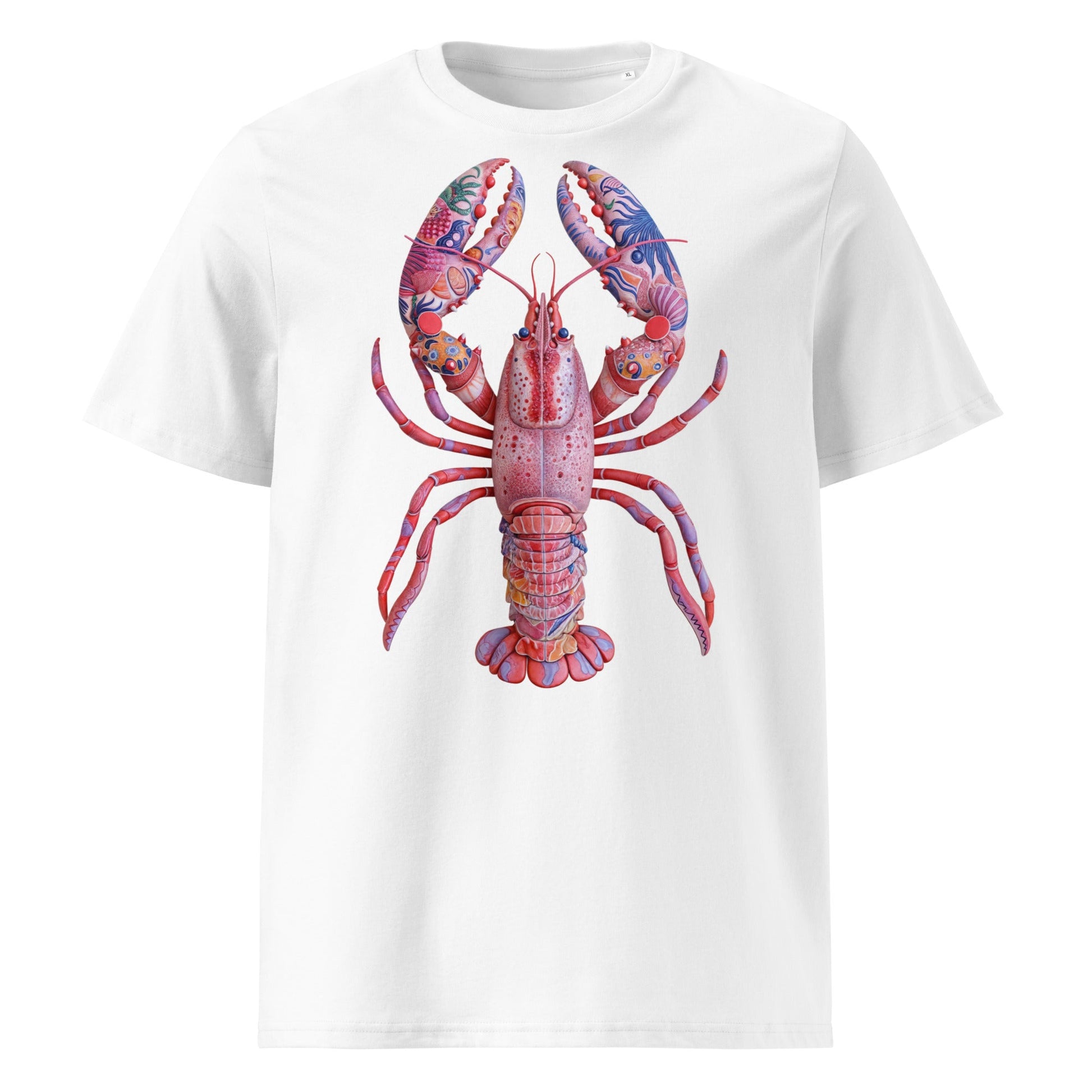 Women's EcoLuxe Lobster Organic Cotton Tee - Maine - Pixel Gallery