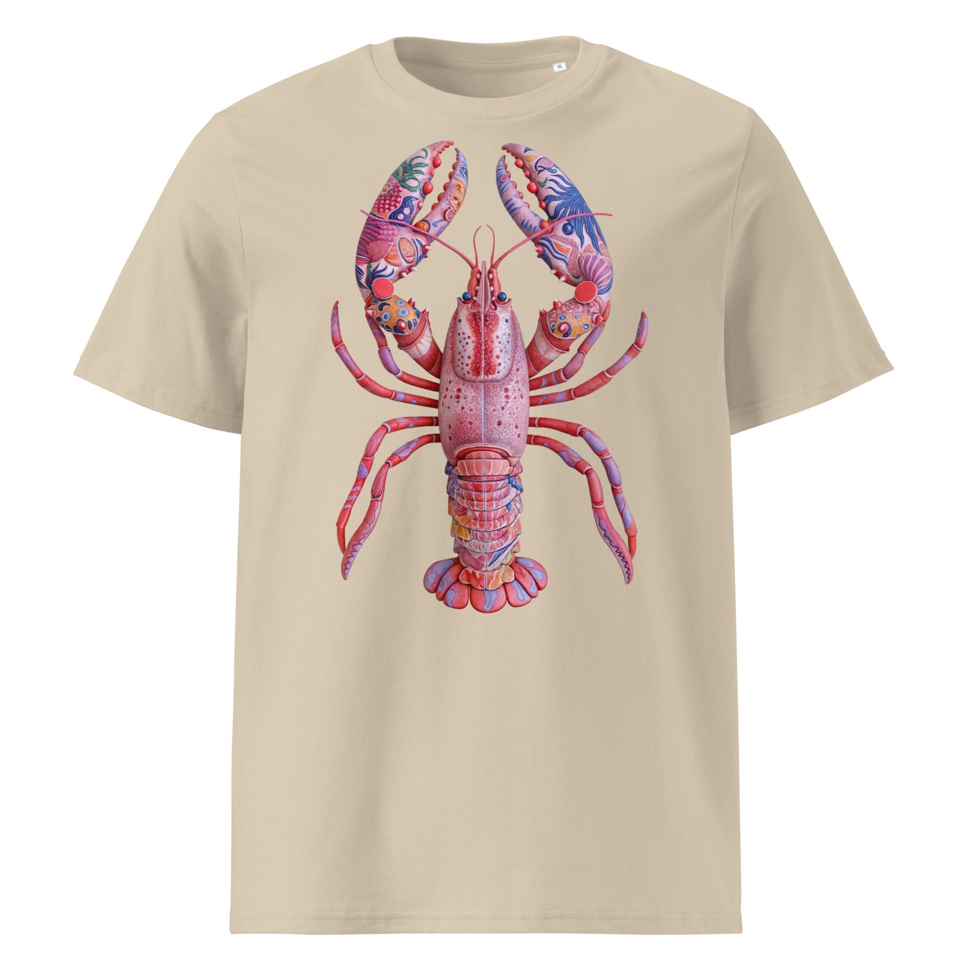 Women's EcoLuxe Lobster Organic Cotton Tee - Maine - Pixel Gallery