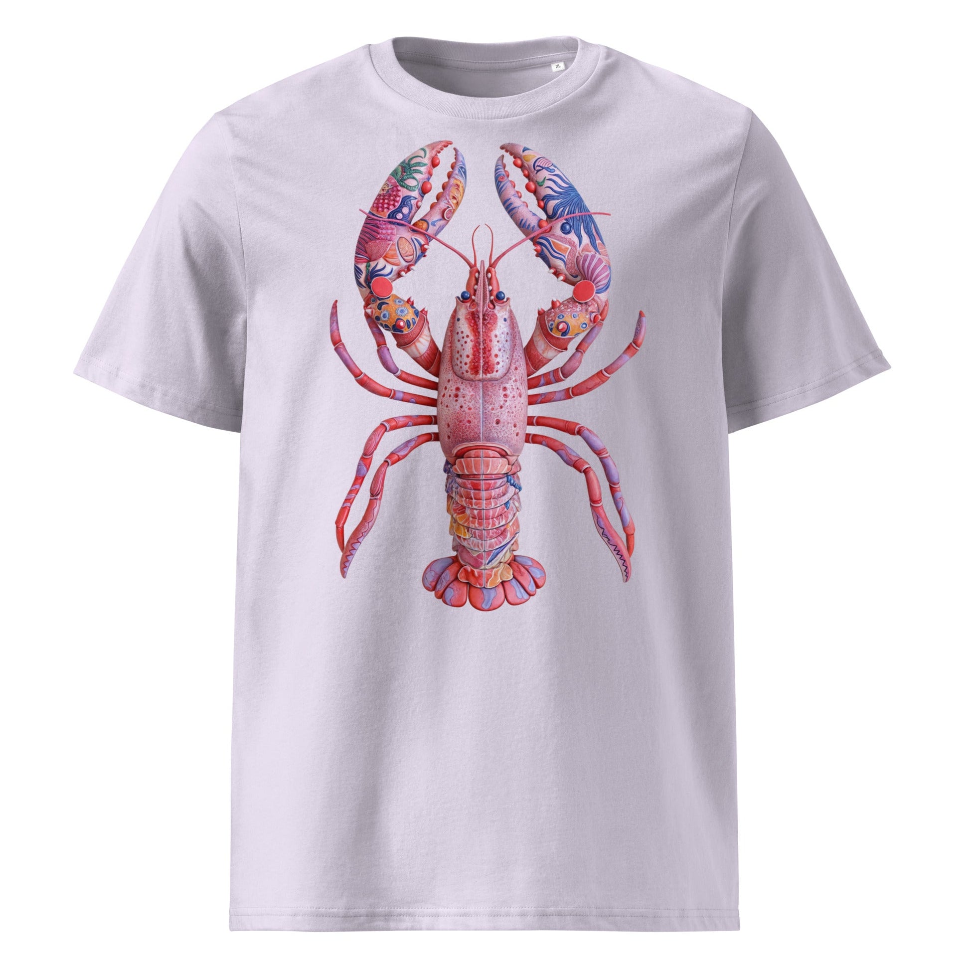 Women's EcoLuxe Lobster Organic Cotton Tee - Maine - Pixel Gallery