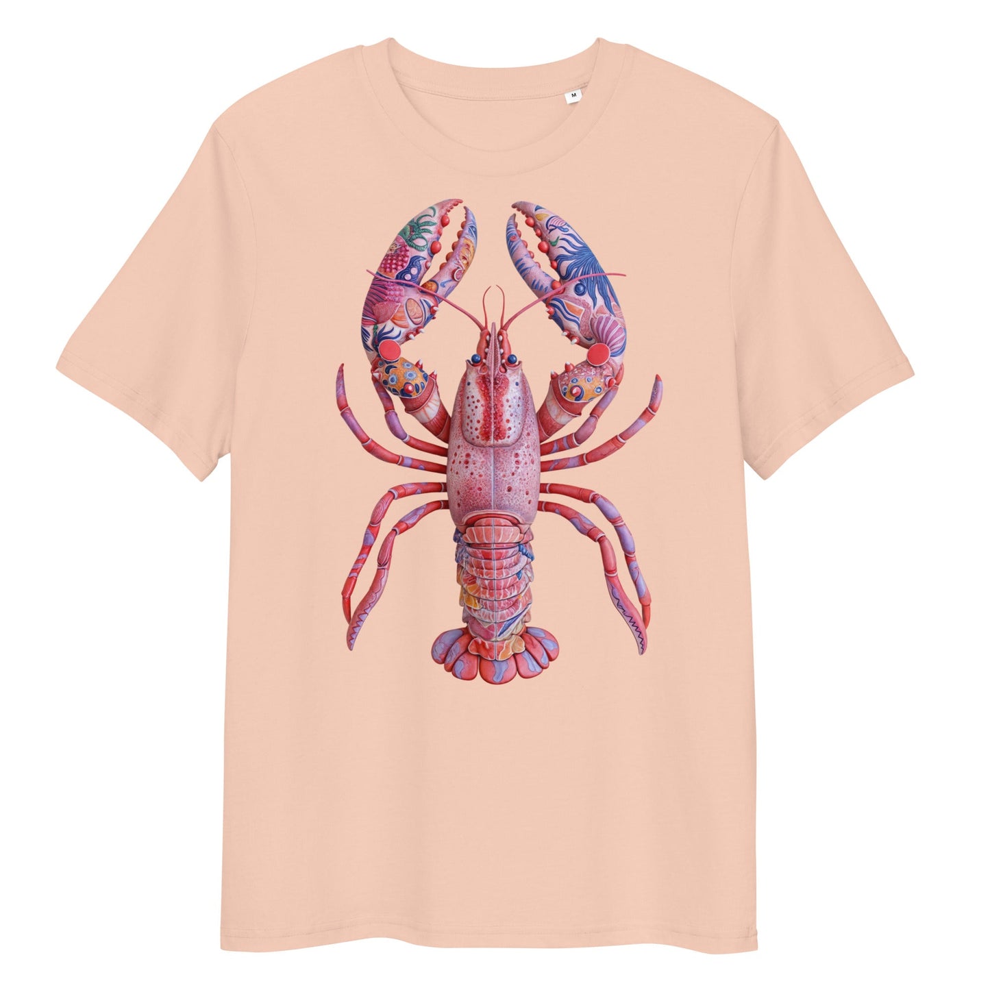 Women's EcoLuxe Lobster Organic Cotton Tee - Maine - Pixel Gallery