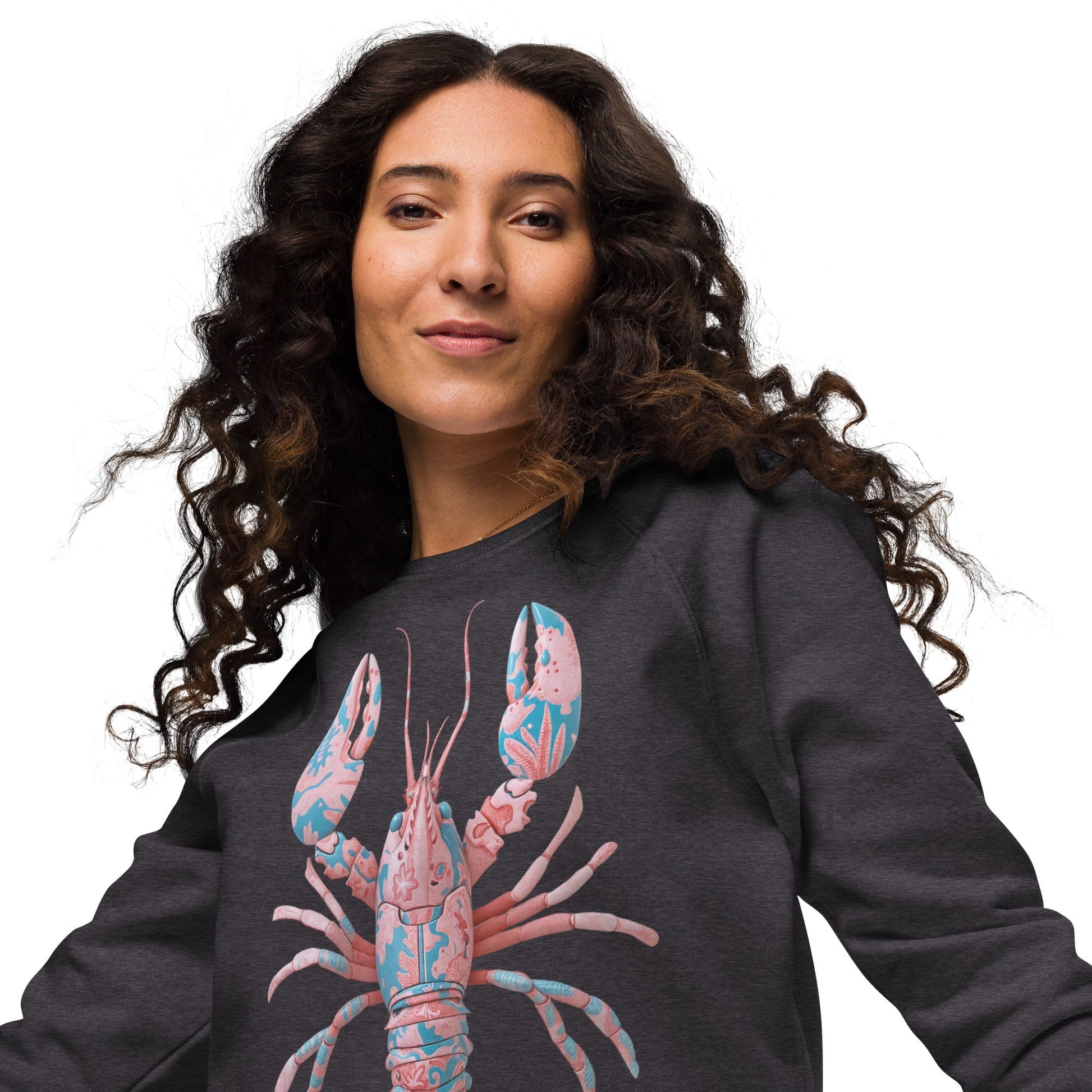 Women's EcoLuxe Organic Raglan Sweatshirt - Pixel Gallery