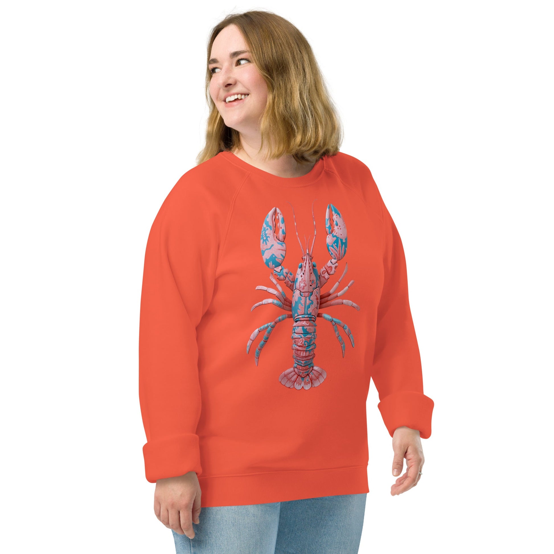 Women's EcoLuxe Organic Raglan Sweatshirt - Pixel Gallery