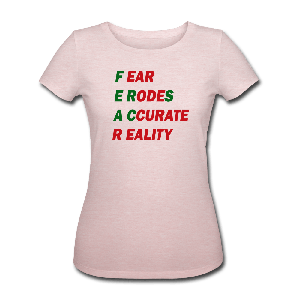 WOMEN'S F.E.A.R ORGANIC COTTON T-SHIRT - Pixel Gallery