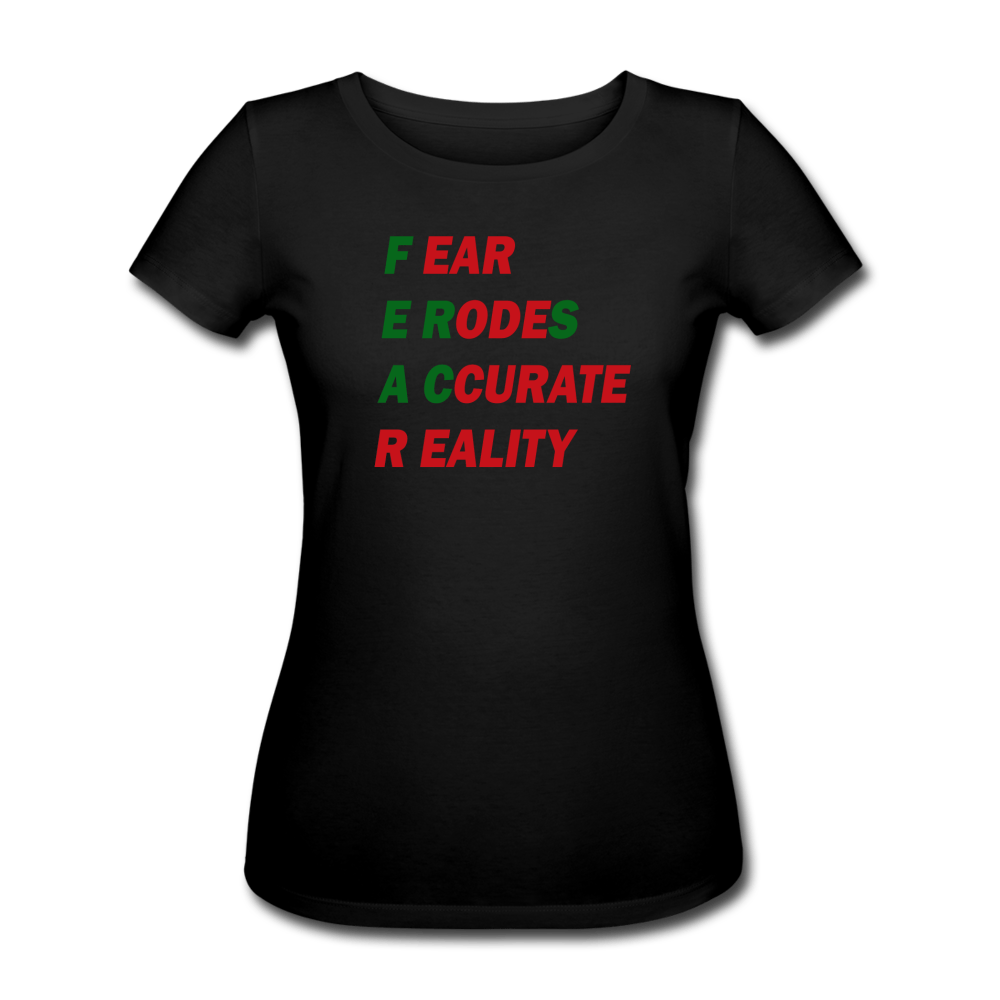 WOMEN'S F.E.A.R ORGANIC COTTON T-SHIRT - Pixel Gallery