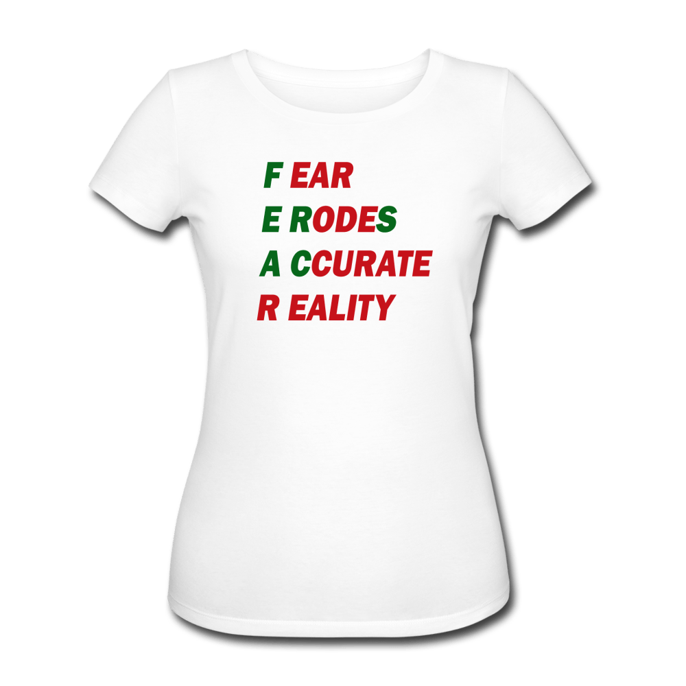 WOMEN'S F.E.A.R ORGANIC COTTON T-SHIRT - Pixel Gallery