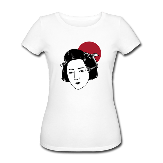 WOMEN'S GEISHA ORGANIC COTTON T-SHIRT - Pixel Gallery