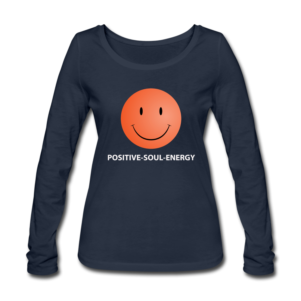 WOMEN’S POSITIVE ENERGY ORGANIC COTTON LONGSLEEVE TEE - Pixel Gallery