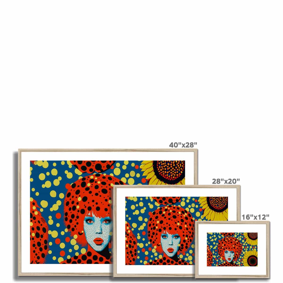 Yayoi Framed & Mounted Print - Pixel Gallery