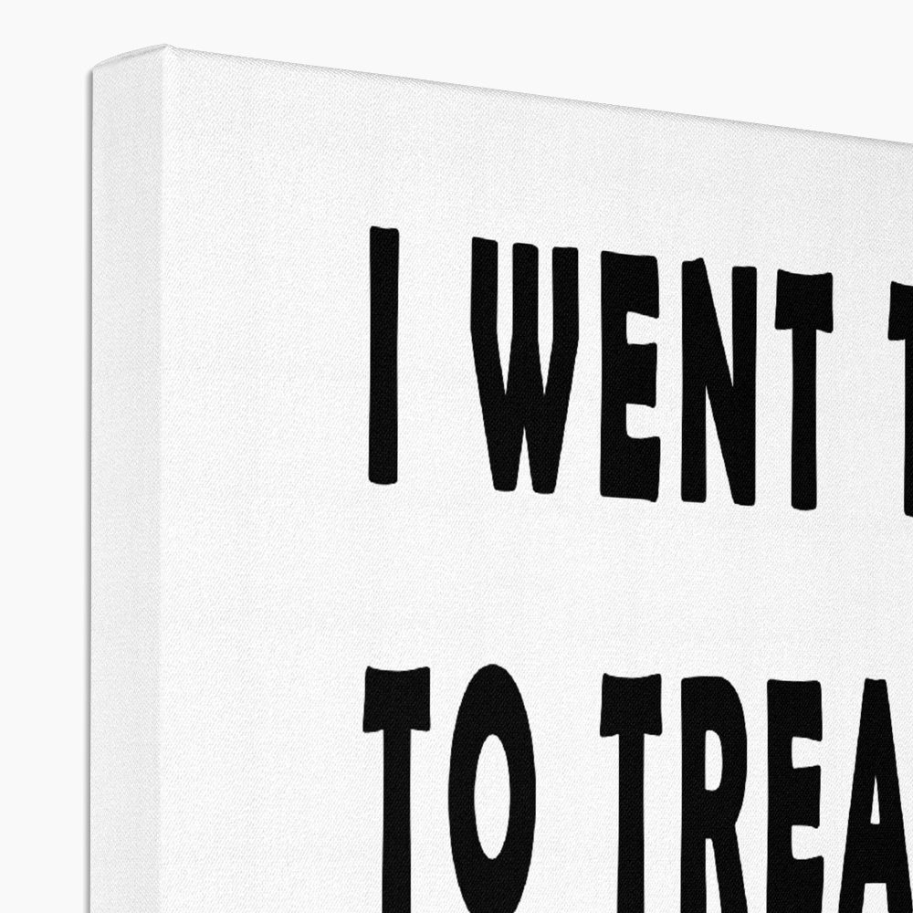 I went to therapy Canvas - Pixel Gallery