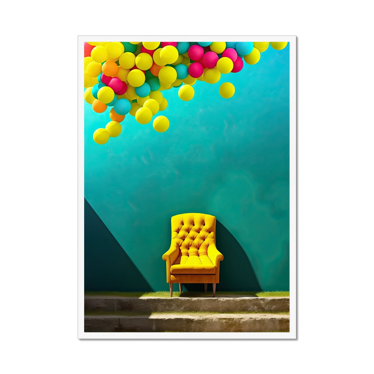 Granma's Chair Framed Print - Pixel Gallery