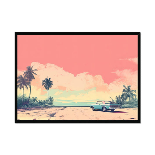 Havana Sunset Framed Print - Pixel Gallery
